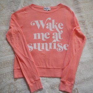 Wildfox Wake Me at Sunrise Pullover - Sz. XS